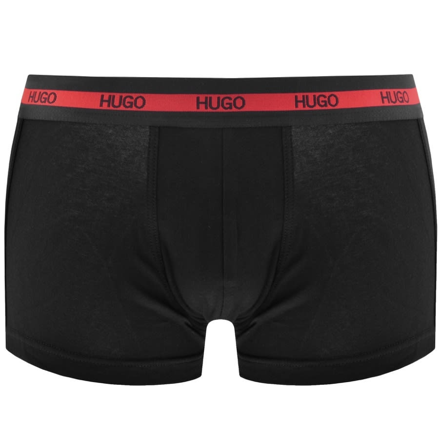 Alternative Image for ProductHUGO Double Pack Boxer Trunks Red2